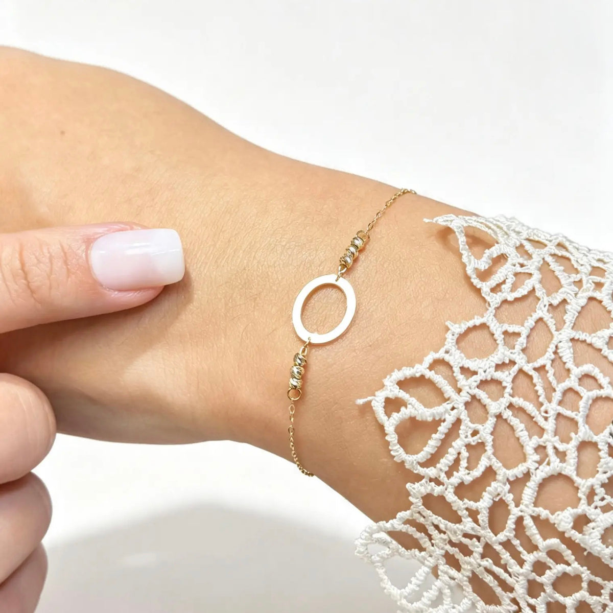 Gourmette Ovale en Or 18K