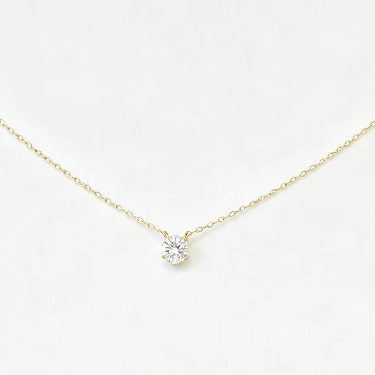 Collier la goute en Or 18K