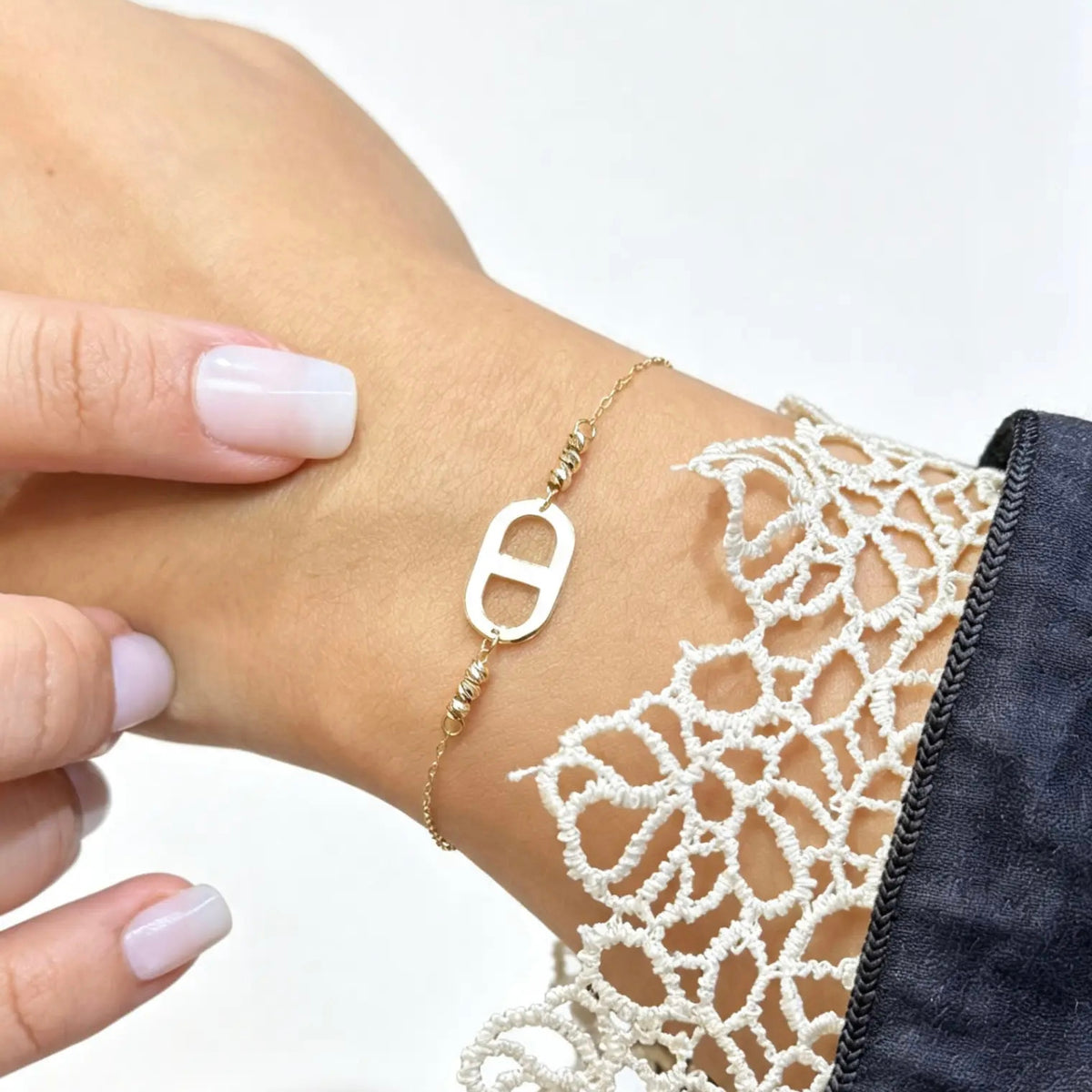 Gourmette amira Or 18K