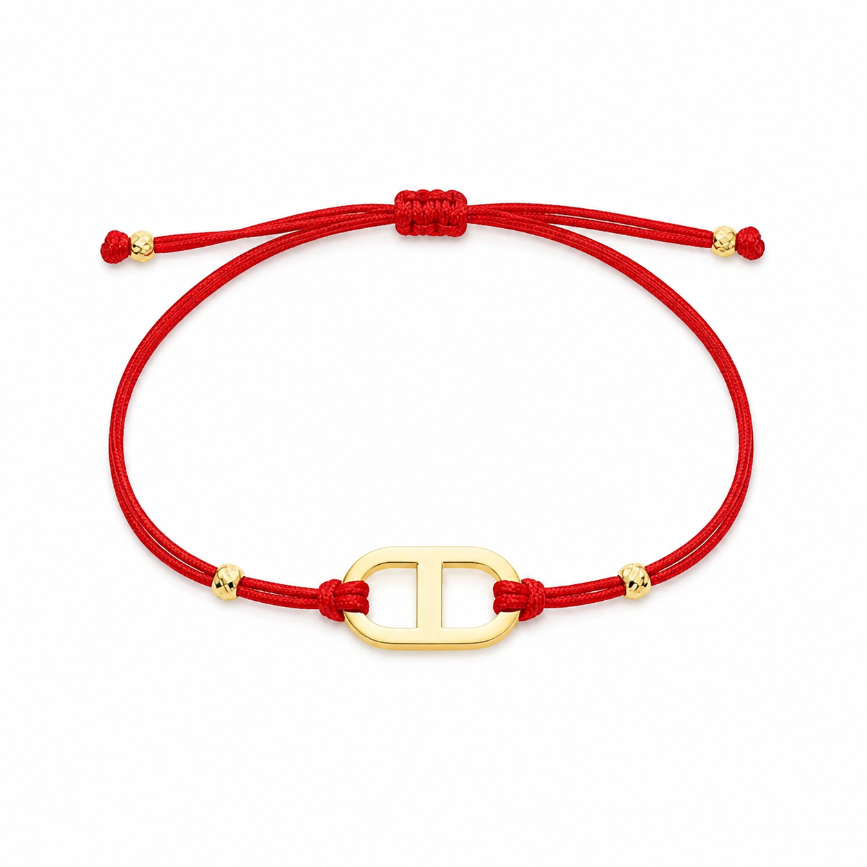 Cordon Motif Lettre en Or 18K - vue 1