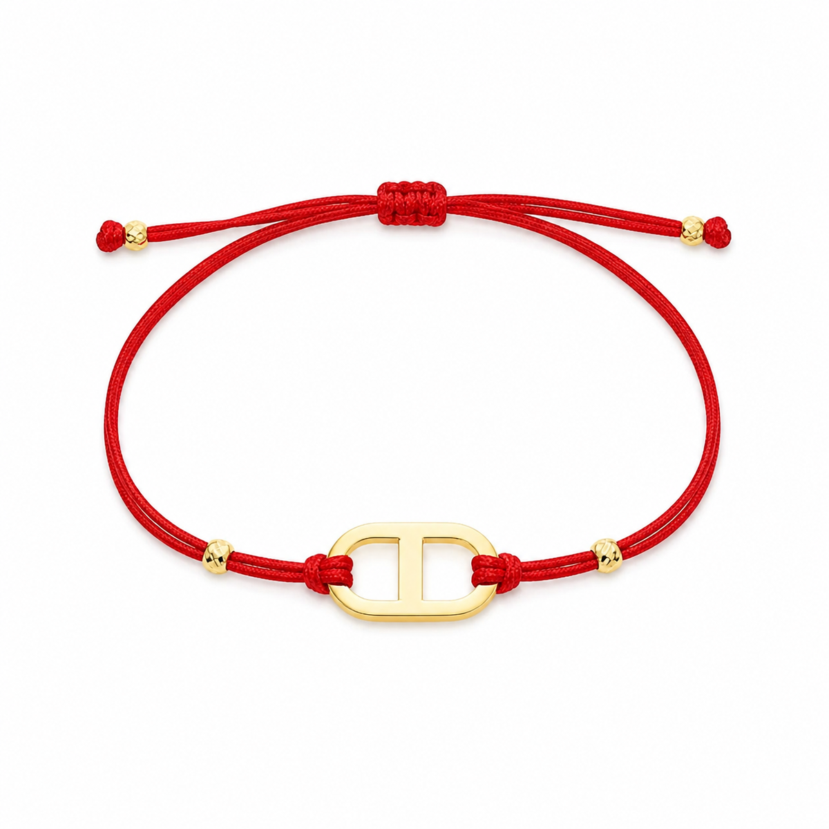 Cordon Motif Lettre en Or 18K - vue 1