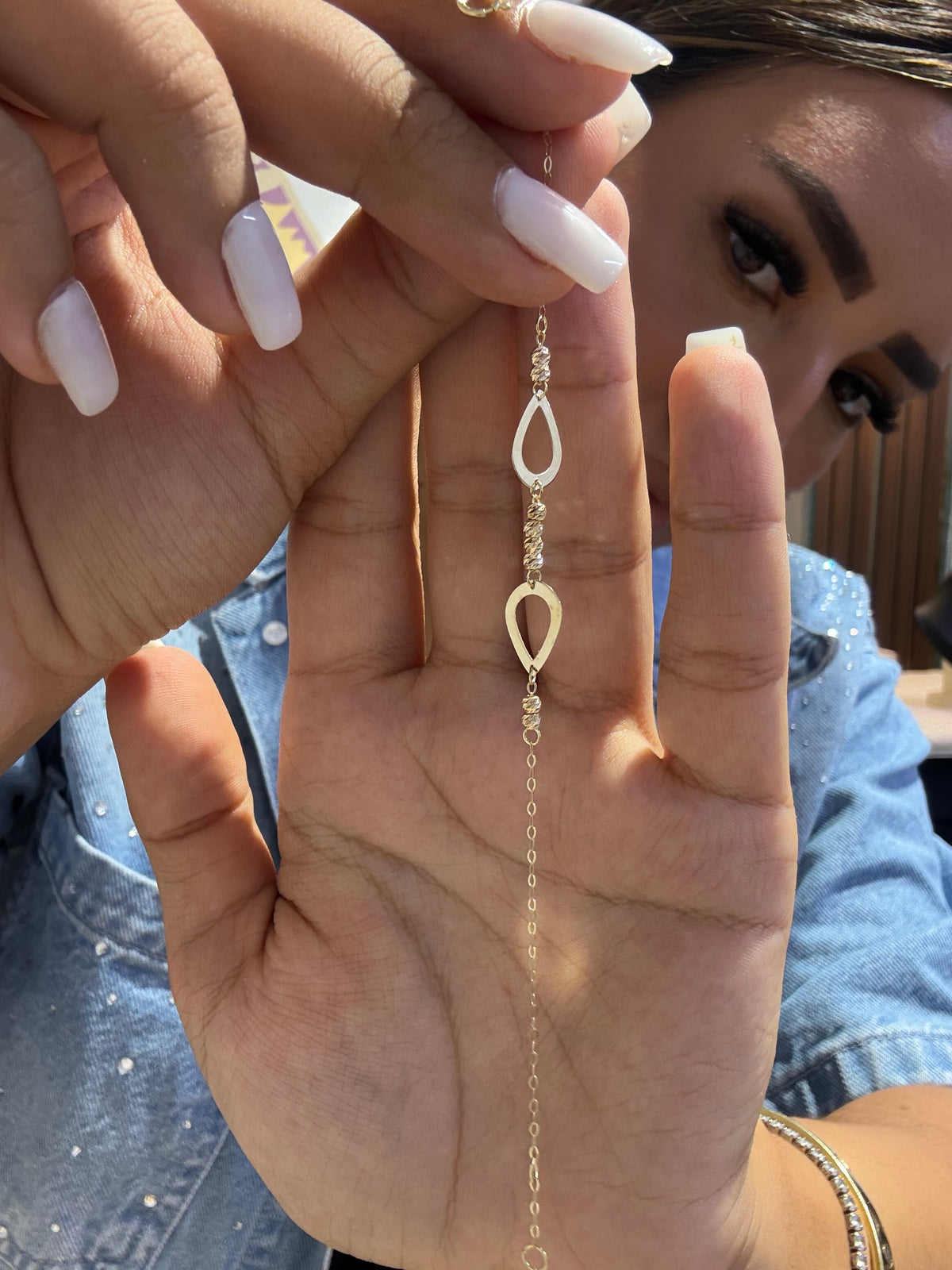 Gourmette Rania en or 18 carats